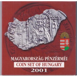 HUNGARY - COIN SET 2001 - 7 COINS