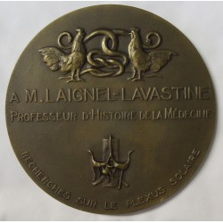 FRANCE - MÉDAILLE - PROFESSEUR LAIGNEL LAVASTINE - 1937