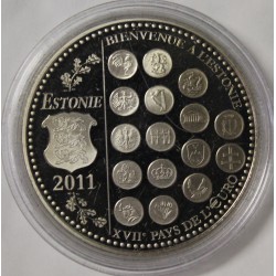 FRANCE - MÉDAILLE - L'EUROPE DES XXVII - ESTONIE - 2011