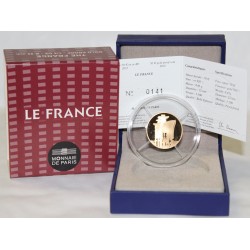 LES GRANDS NAVIRES FRANCAIS - LE FRANCE - 50 EURO 2012 - OR - BELLE EPREUVE