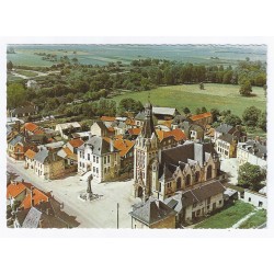 02190 - NEUFCHATEL SUR AISNE - L'ÉGLISE ET LA MAIRIE