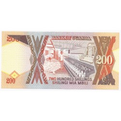 OUGANDA - PICK 32 b - 200 SHILLINGS - 1996