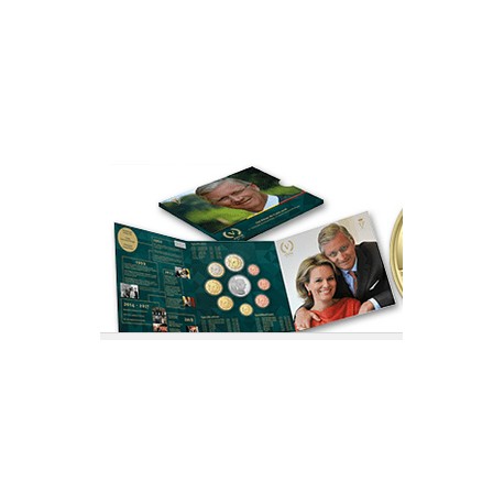 BELGIQUE - COFFRET EURO BRILLANT UNIVERSEL 2018 - 3.88 euros et 1 MEDAILLE