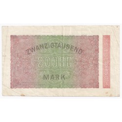 ALLEMAGNE - PICK 85 a - 20 000 MARK 1923 - 20.02