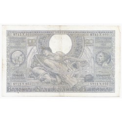 BELGIQUE - PICK 107 - 100 FRANCS - 20 BELGAS - 05.03.1942