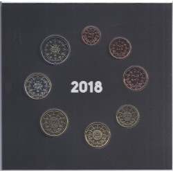 PORTUGAL - COFFRET EURO BRILLANT UNIVERSEL 2018 - 8 PIECES (3.88 euros)