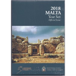 MALTA - 5.88 € - MINTSET BU 2018 - 9 coins incl. 2€ Mnajdra