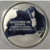 FRANCE - MÉDAILLE - ROLAND GARROS 1888-1918 - 1ERE TRAVERSEE EN VOL DE LA MEDITERRANEE - ARGENT