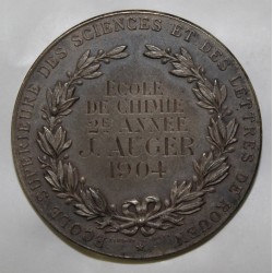 FRANCE - MÉDAILLE - ECOLE SUPÉRIEURE DES SCIENCES ET LETTRES DE ROUEN - 2ème année 1904