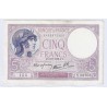 FAY 04/04 - 5 FRANCS VIOLET - 03/08/1939 - SPLENDIDE - TACHE - PICK 83