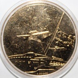 FRANCE - MÉDAILLE - BATEAU -  LE FRANCE -  1962 - BRONZE FLORENTIN