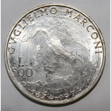 ITALIE - KM 103 - 500 LIRE 1974 - GUGLIELMO MARCONI