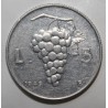 ITALY - KM 89 - 5 LIRE 1949 - Grape