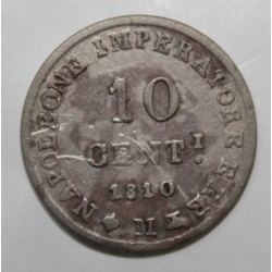 ITALIE - KM C 4 - 10 CENTESIMI 1810 M - Milan - NAPOLÉON I