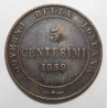 ITALIE - KM 6 - 5 CENTESIMI 1859 - VICTOR EMMANUEL II