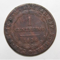 ITALY - KM 1 - 1 CENTESIMO 1826 P