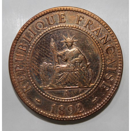 INDOCHINE - KM 1 - 1 CENT 1892 A - Paris INDOCHINE - KM 1 - 1 CENT 1892 A - Paris