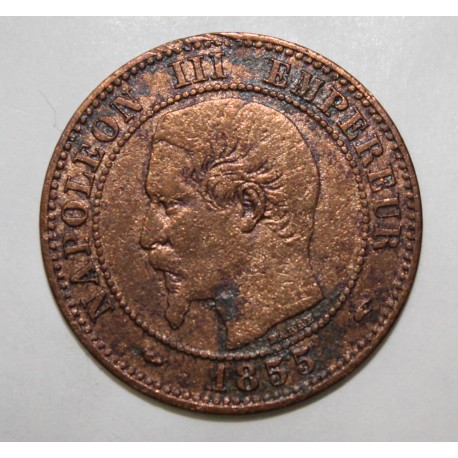 GADOURY 103 - 2 CENTIMES 1855 A Paris TYPE NAPOLEON III - KM 776 - Chien