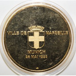 FRANCE - MÉDAILLE - COUPE D'EUROPE DE FOOTBALL - 1993 - MARSEILLE / MUNICH