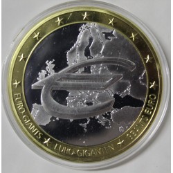 FRANCE - MEDAL - 10 YEARS OF THE EURO - 2009 - BICOLORE
