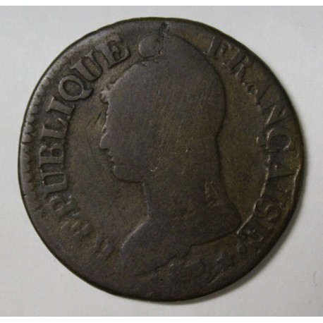 GADOURY 126 - CINQ CENTIMES 1798 AN 7/5 D Lyon TYPE DUPRE - KM 640