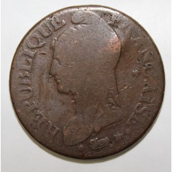 FRANCE - KM 640 - CINQ CENTIMES 1799 AN 8/5 W Lille TYPE DUPRE