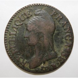 FRANCE - KM 640 - CINQ CENTIMES 1798 AN 7/5 BB Strasbourg TYPE DUPRE