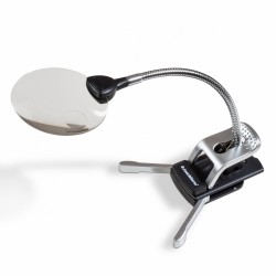 TABLE MAGNIFIER WITH ADJUSTABLE ARM, 2.5X MAGNIFICATION - REF 311360