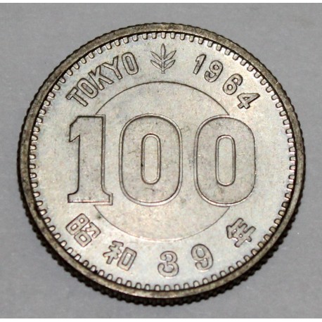 JAPAN - Y 79 - 100 YEN 1964 - Shōwa Era Year 39 - OLYMPIC GAMES - SILVER