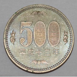 JAPON - Y 125 - 500 YEN 2000