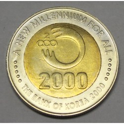 SOUTH KOREA - KM KM 88 - 2000 WON 2000 - MILLENNIUM