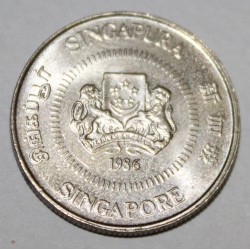 SINGAPORE - KM 51 - 10 CENTS 1986