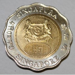 SINGAPOUR - KM 171 - 5 DOLLARS 2000 - MILLENAIRE