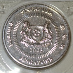 SINGAPOUR - KM 102 - 50 CENTS 2003