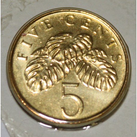 SINGAPOUR - KM 99 - 5 CENTS 2003