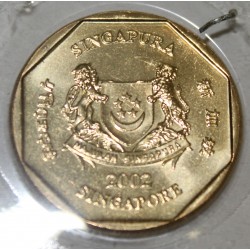 SINGAPOUR - KM 103 - 1 DOLLAR 2002