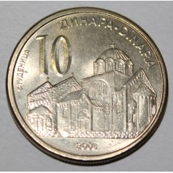 SERBIA - KM 41 - 10 DINARS 2006 - ORTHODOX MONASTERY OF STUDENICA