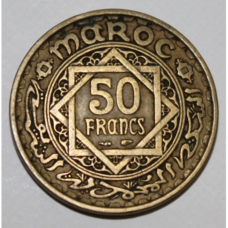 MAROKKO - KM Y.51 - 50 FRANCS AH 1371 (1952) MAROKKO - KM Y.51 - 50 FRANCS AH 1371 (1952)