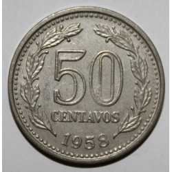 ARGENTINA - KM 56 - 50 CENTAVOS 1958