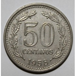 ARGENTINIEN - KM 56 - 50 CENTAVOS 1958