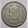 ARGENTINA - KM 56 - 50 CENTAVOS 1958