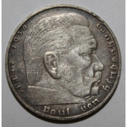 GERMANY - KM 93 - 2 REICHSMARK 1938 F - Stuttgart