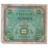 FAY VF 16/1 - 2 FRANCS DRAPEAU - JUIN 1944 - SERIE 2 - PICK 114