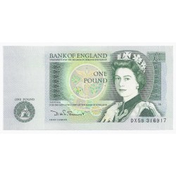 GREAT BRITAIN - PICK 377 b- 1 POUND - NOT DATED (1981-84)