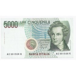 ITALIE - PICK 111 b - 5000 LIRE - 04/01/1985