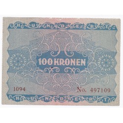 AUSTRIA - PICK 77 - 100 KRONEN - 02/01/1922