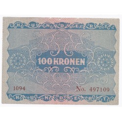 Österreich - PICK 77 - 100 KRONEN - 02/01/1922