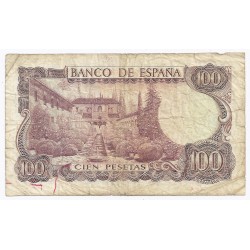 ESPAGNE - PICK 152 - 100 PESETAS - 17/11/1970