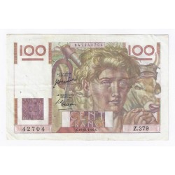 FAY 28/28 - 100 FRANCS...