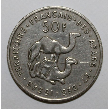 AFARS ET ISSAS - KM 18 - 50 FRANCS 1970